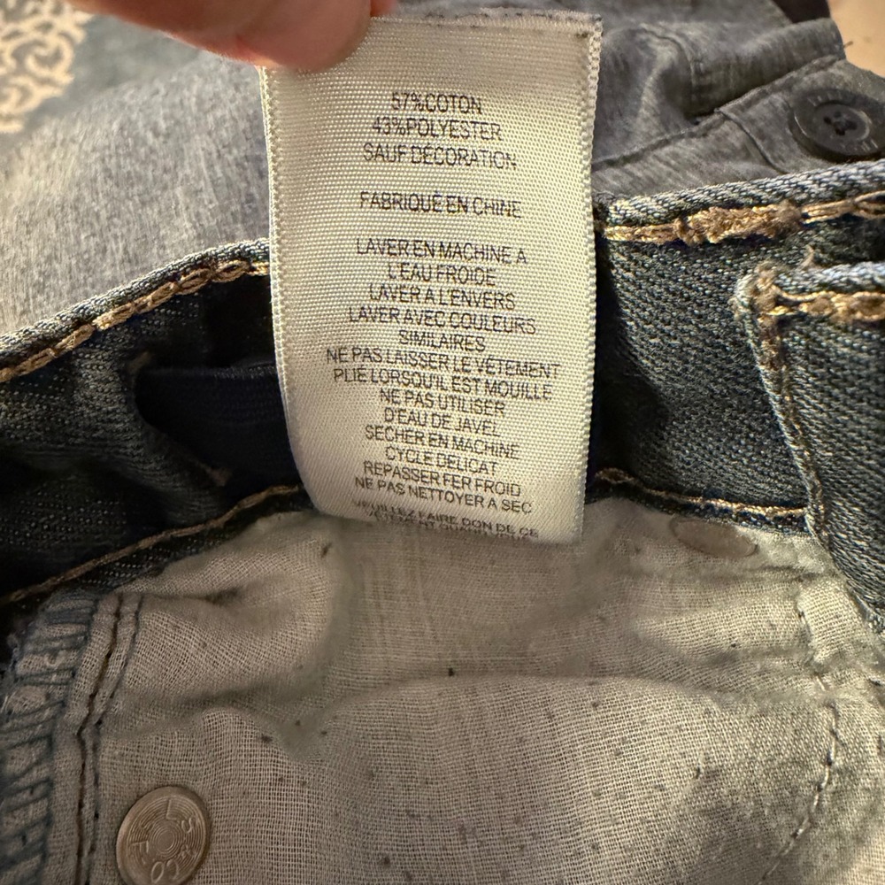 Levis 511 Slim Jeans Toddler Boys Size 3T Gray Dark Wash‎ Adjustable Waist Denim - Picture 11 of 11